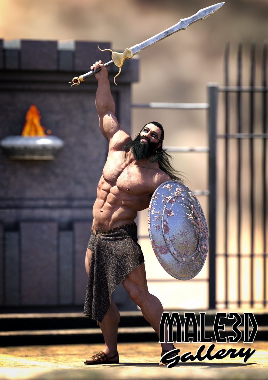 Barbarian Gladiator Victory