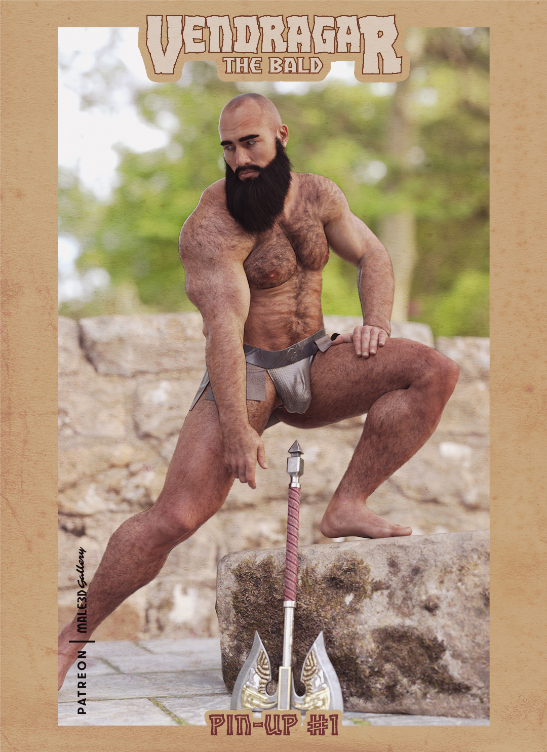 Vendragar the Bald Pin-up #1